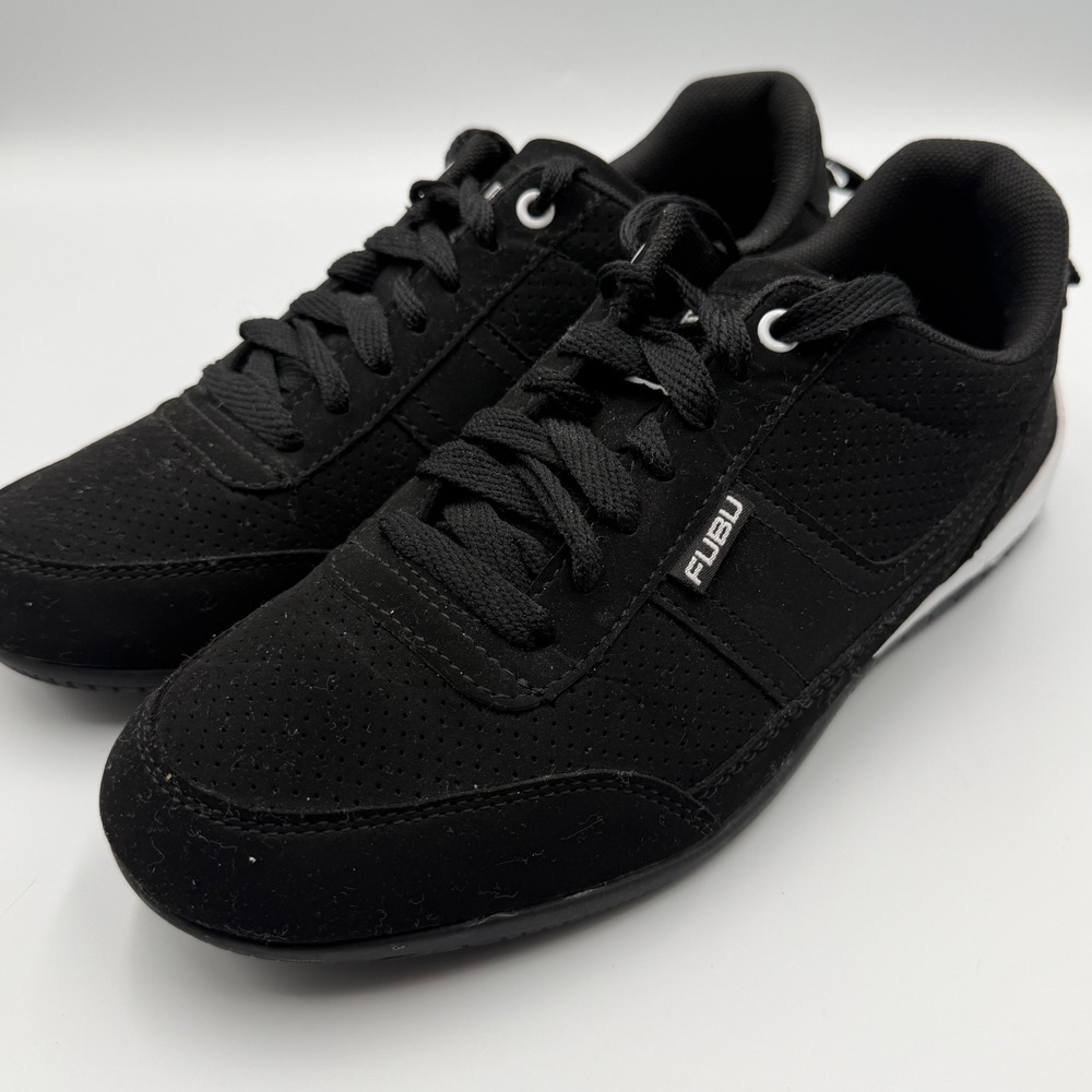 FUBU Mens MNFB42SC001L Memory Foam Low Top Sneakers Black White Size 8